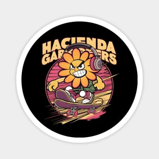 Aggro Flower Skater Magnet